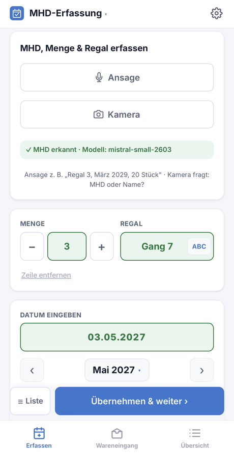 MHD gespeichert